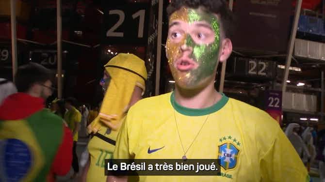 Image d'aperçu pour Brésil - Les fans ravis d’un Brésil “spectaculaire” mais se méfient de la Croatie