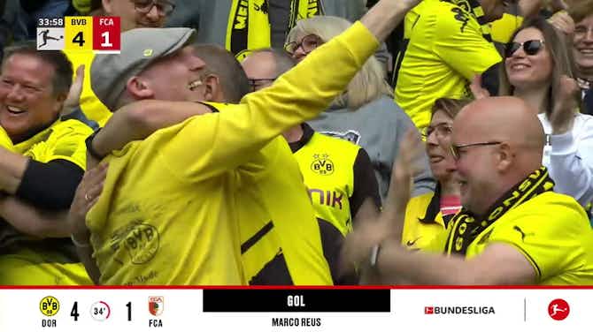 Imagem de visualização para Borussia Dortmund - Augsburg 4 - 1 | GOL - Marco Reus