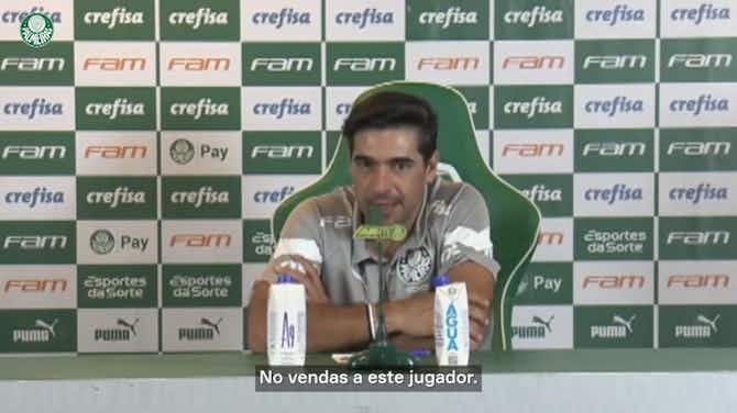 Anteprima immagine per Abel Ferreira, técnico de Palmeiras, le pide a su presidente que no venda a Estêvão