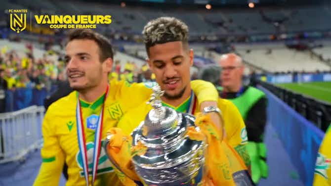 Preview image for Behind the scenes: Nantes stars celebrate first Coupe de France in 22 years