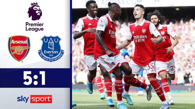 Vorschaubild für Gunners trotz 5:1 nur in der Euroleague! | Highlights: Arsenal - Everton 5:1