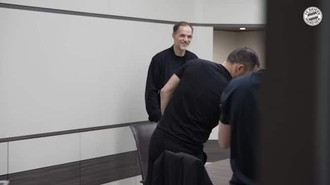 Preview image for Behind the scenes: Thomas Tuchel's first day at Bayern