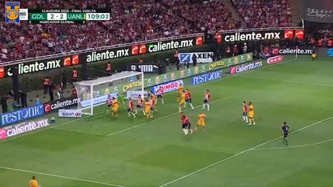 Preview image for Pizarro's extra-time goal that clinched 2023 Clausura title for Tigres