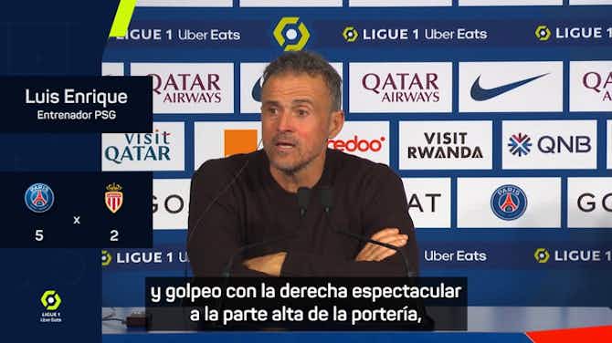Imagen de vista previa para Luis Enrique: "Dembélé es el futbolista más desequilibrante del mundo"