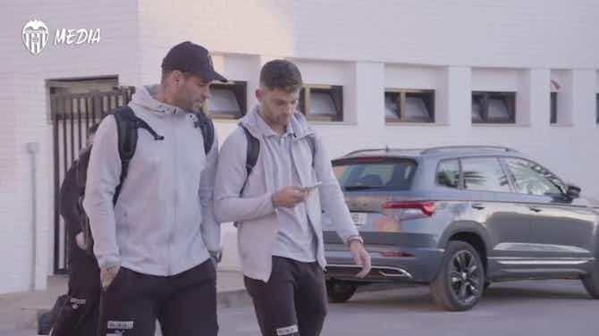 Preview image for Behind the scenes: Valencia squad travel to Girona