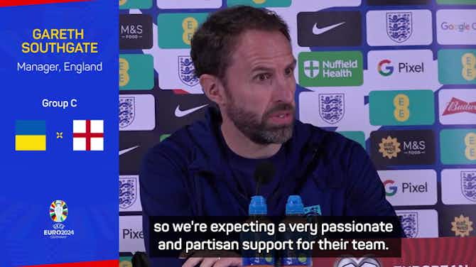 Preview image for Southgate 'respectful' of occasion as England take on Ukraine
