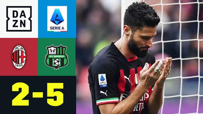 Vorschaubild für Serie A: Milan 2-5 Sassuolo