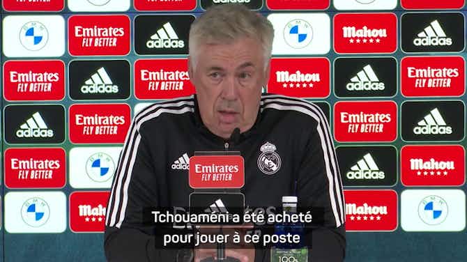 Image d'aperçu pour Real Madrid - Ancelotti : "Tchouaméni et Camavinga peuvent jouer au poste de Casemiro"