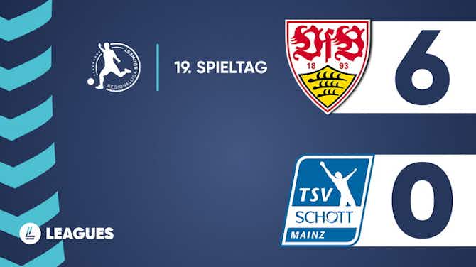 Vorschaubild für Regionalliga Südwest - Stuttgart II 6:0 Schott Mainz