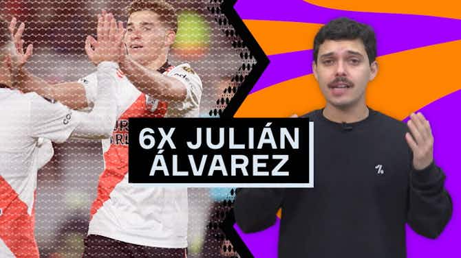 Imagem de visualização para O feito de Julián Álvarez: quem mais já fez 6 gols num único jogo?