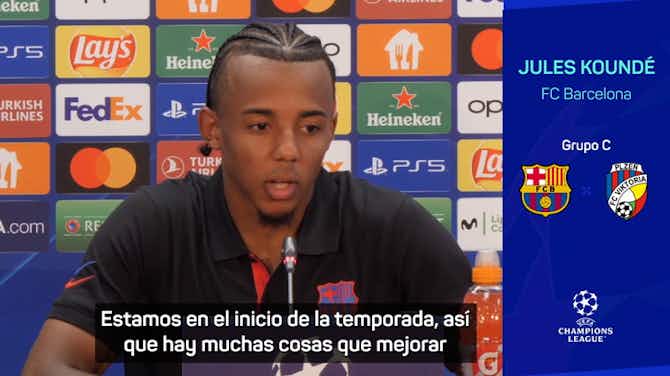 Imagen de vista previa para Koundé: "Cuando estás en el Barça entras en una competición para ganar"