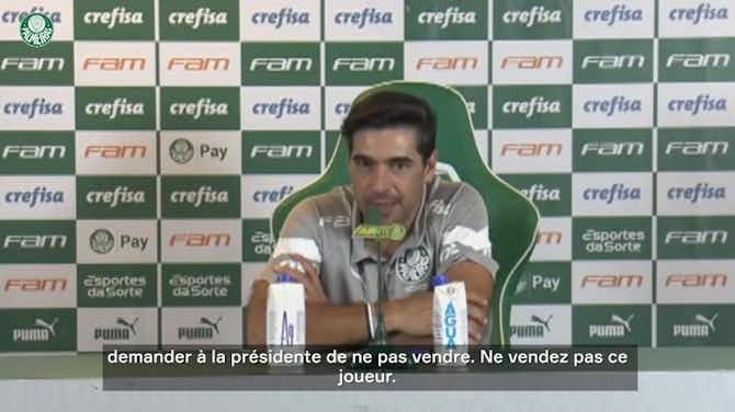 Preview image for Abel Ferreira espère que Palmeiras ne vendra pas Estêvão