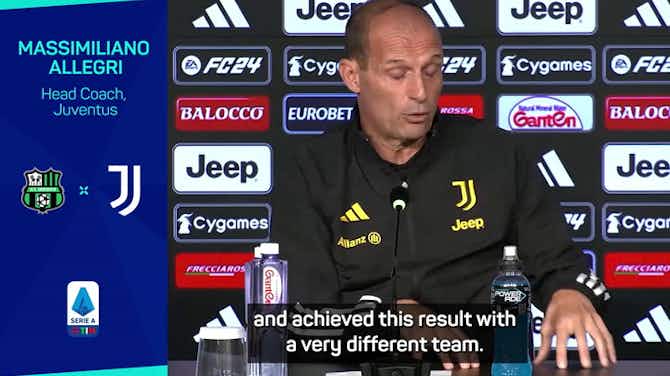 Anteprima immagine per Allegri plays down Juventus title talk