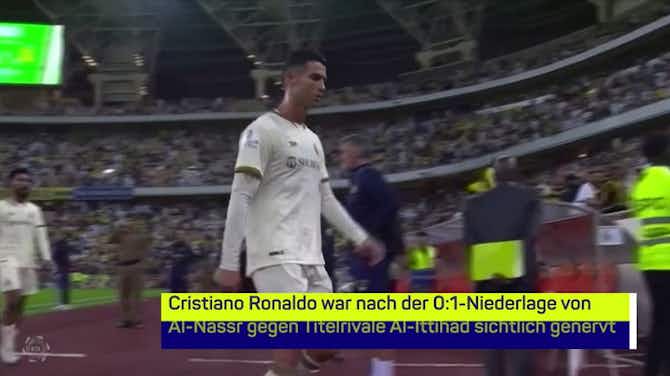 Vorschaubild für Ronaldo wütet nach Niederlage mit Flaschen-Tritt