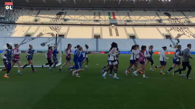 Imagen de vista previa para El Lyon Femenino se entrena antes de enfrentarse a la Juventus