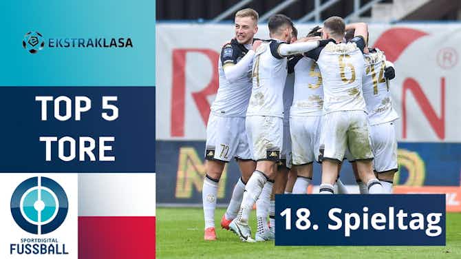 Vorschaubild für Łaski perfekt in den Winkel, Shikavka cool und mit Tempo! I Top 5 Tore I 18. Spieltag I Ekstraklasa