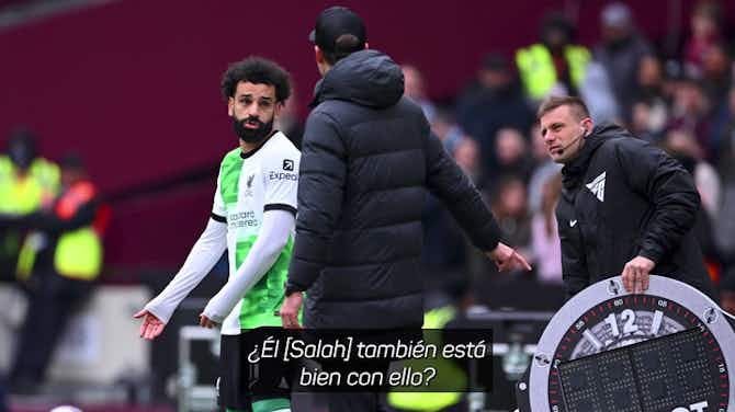 Image d'aperçu pour La reacción de Klopp a su discusión con Salah: "Es un tema cerrado para mí"