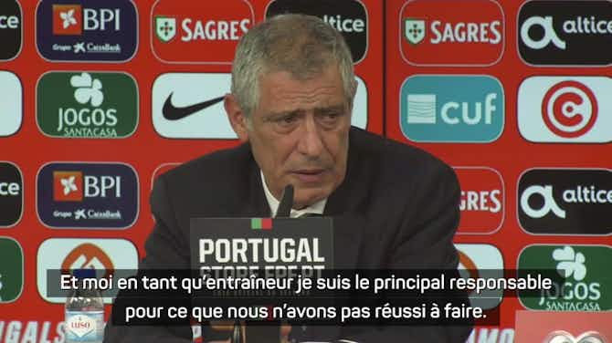 Image d'aperçu pour Portugal - Santos : "Mon équipe sera au Qatar, je vous le garantis."