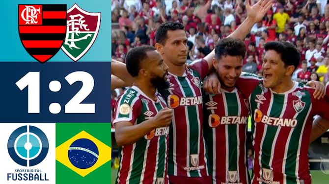 Vorschaubild für 5 rote Karten!! Fluminense beendet die Siegesserie von Flamengo im Derby | Flamengo - Fluminense