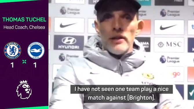 Preview image for Tuchel angered at decisions after Chelsea draw with Brighton