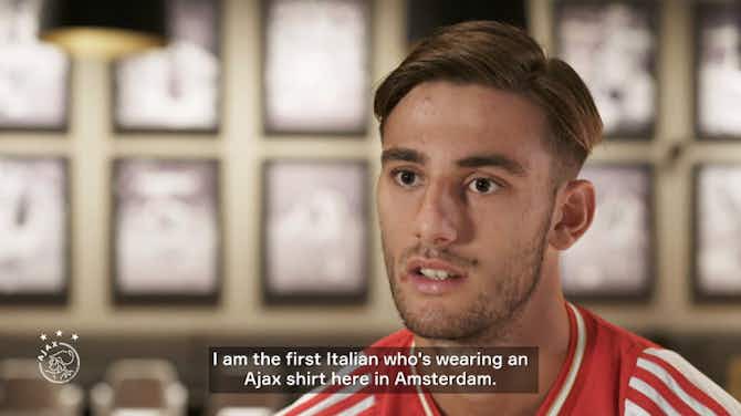 Preview image for Lucca's first words as an Ajax player
