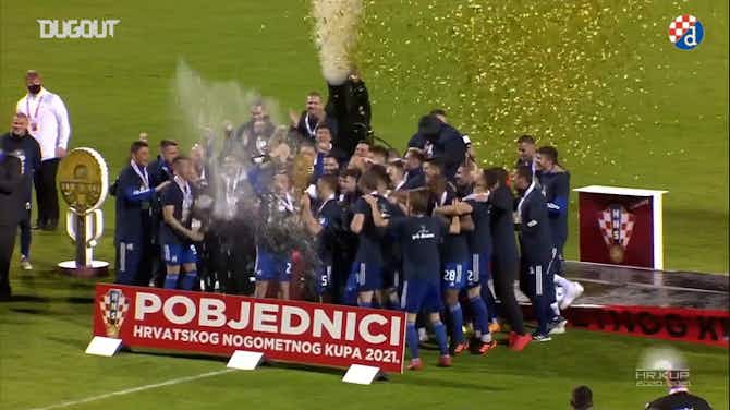Preview image for GNK Dinamo Zagreb celebrate 2020-21 season league title
