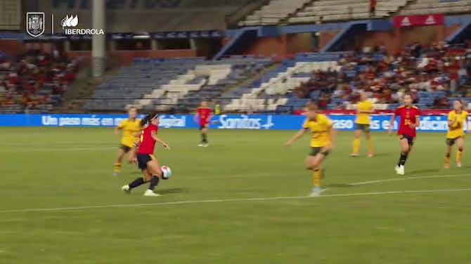 Vorschaubild für Spain Women's three amazing goals from the edge of the box vs Australia