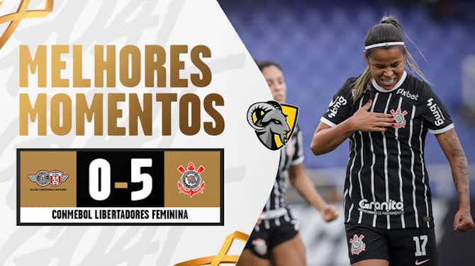 Imagem de visualização para Corinthians goleia Libertad-Limpeño e avança na Libertadores Feminina