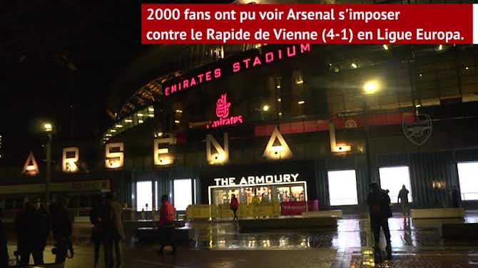 Image d'aperçu pour Groupe B - Les fans d'Arsenal heureux de retrouver les tribunes
