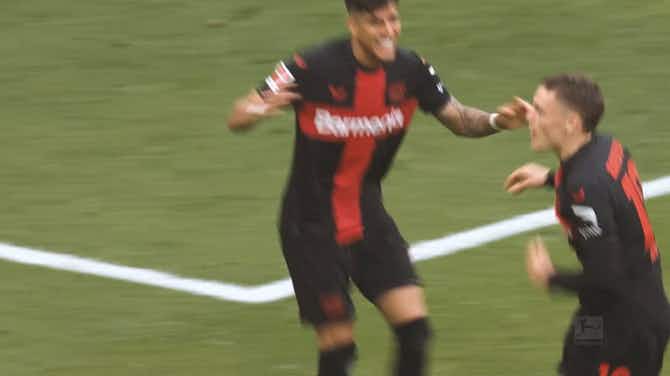 Image d'aperçu pour El hat-trick de Wirtz en la goleada que le dio el título al Leverkusen