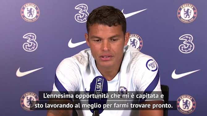 Anteprima immagine per La promessa di Thiago Silva: "Chelsea, presto sarò al top"