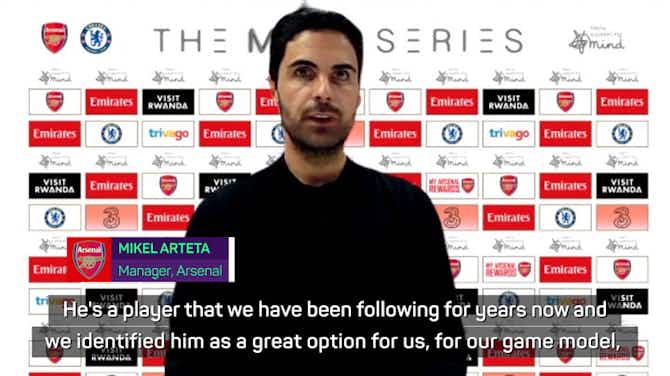 Preview image for Arteta pleased with White's Arsenal debut