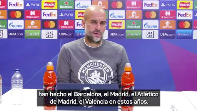 Imagen de vista previa para Guardiola: "¿Dominio inglés en la Champions? Habrá que esperar para compararse con España"