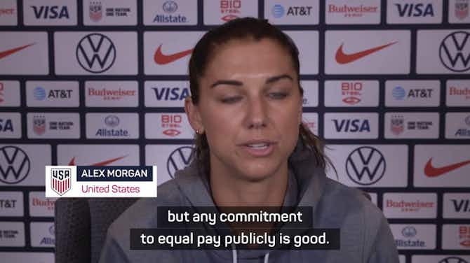 Preview image for Morgan cautiously 'optimistic' of US Soccer's equal pay offer