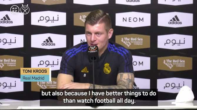 Preview image for 'I've got better things to do than watch Barca matches!' - Kroos