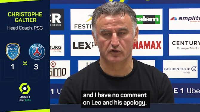 Preview image for Galtier addresses Messi apology video after PSG win