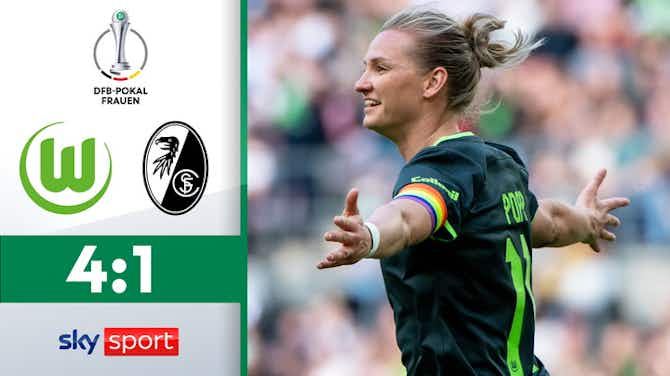 Vorschaubild für DFB Pokal Frauen: Wolfsburg 4-1 Freiburg