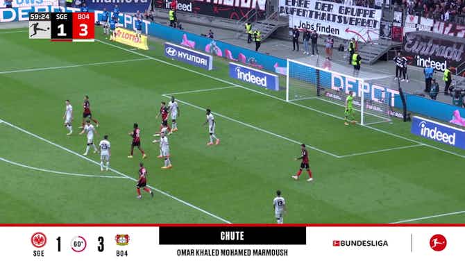 Imagem de visualização para Eintracht Frankfurt - Bayer Leverkusen 1 - 3 | CHUTE - Omar Khaled Mohamed Marmoush