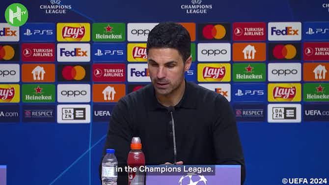 Image d'aperçu pour Arteta wants Arsenal to be much more threat with fans at home vs Porto