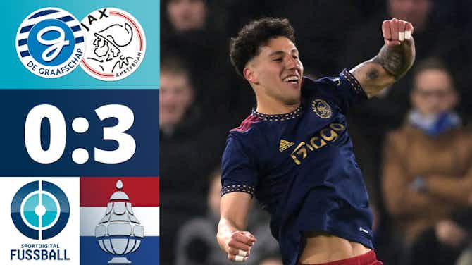 Vorschaubild für Ajax komplettiert Favoritentreffen im KNVB-Halbfinale! | De Graafschap - Ajax Amsterdam