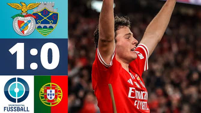 Vorschaubild für Trotz DREI vergebener Elfmeter! Neves rettet Benfica wichtige Punkte | Benfica Lissabon - GD Chaves