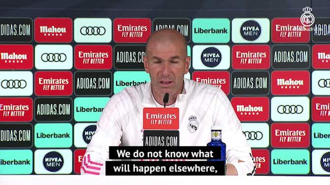 Preview image for Zidane won't let Real look beyond winning their own games