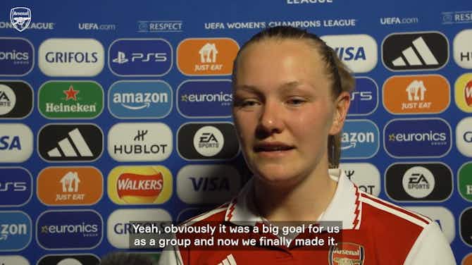 Preview image for Frida Maanum on reaching the semi-finals: 'It was a big goal for us'