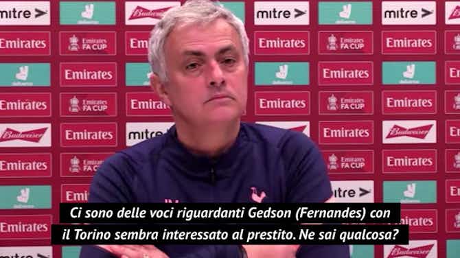 Anteprima immagine per  Torino, Mourinho 'libera' Gedson, ma: "Il giocatore è del Benfica"