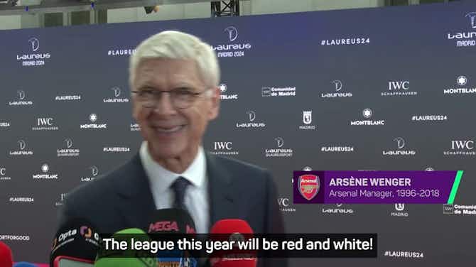 Preview image for "The league this year will be red and white" - Wenger backing Arsenal