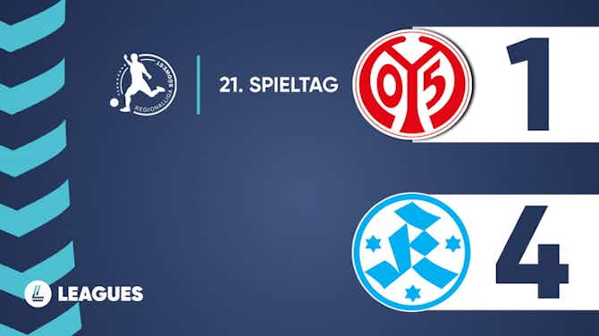 Vorschaubild für Regionalliga Südwest - Mainz 05 II 1:4 Stuttgarter Kickers
