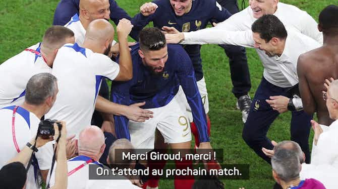 Image d'aperçu pour France - À Doha, les supporters français sous le charme de Giroud et Mbappé