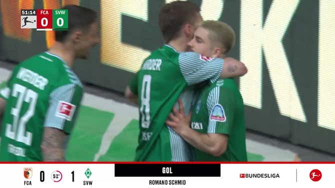 Imagem de visualização para Augsburg - Werder Bremen 0 - 1 | GOL - Romano Schmid