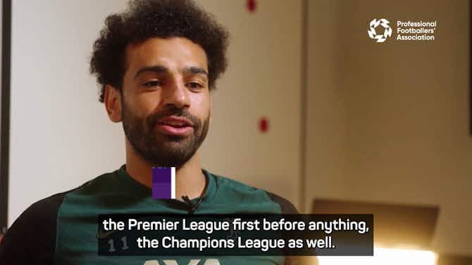 Preview image for Salah delighted after being crowned PFA Player of the Year