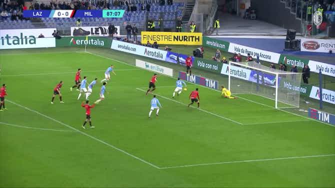 Anteprima immagine per Milan, il gol di Okafor alla Lazio